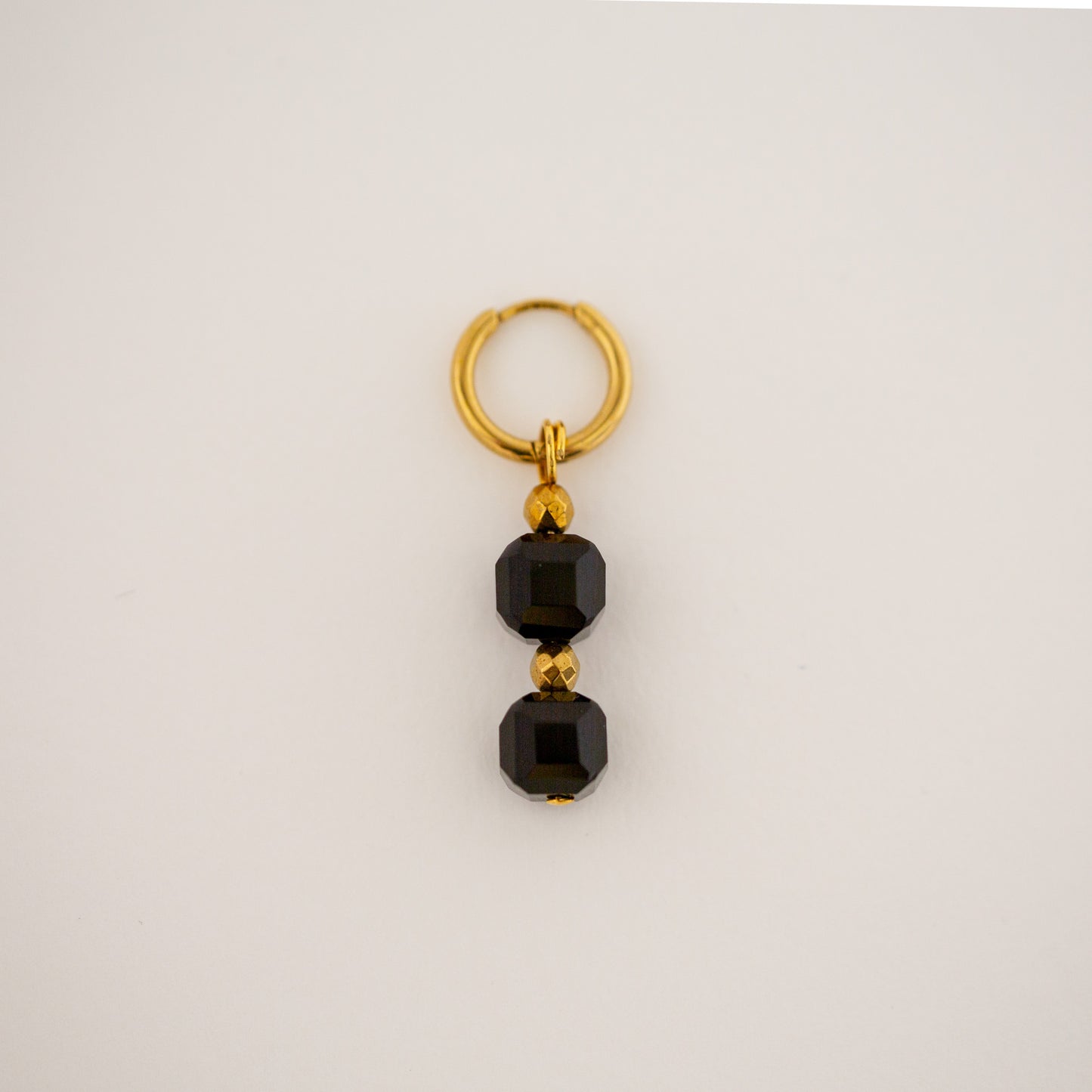 Boucle d'oreille Onyx