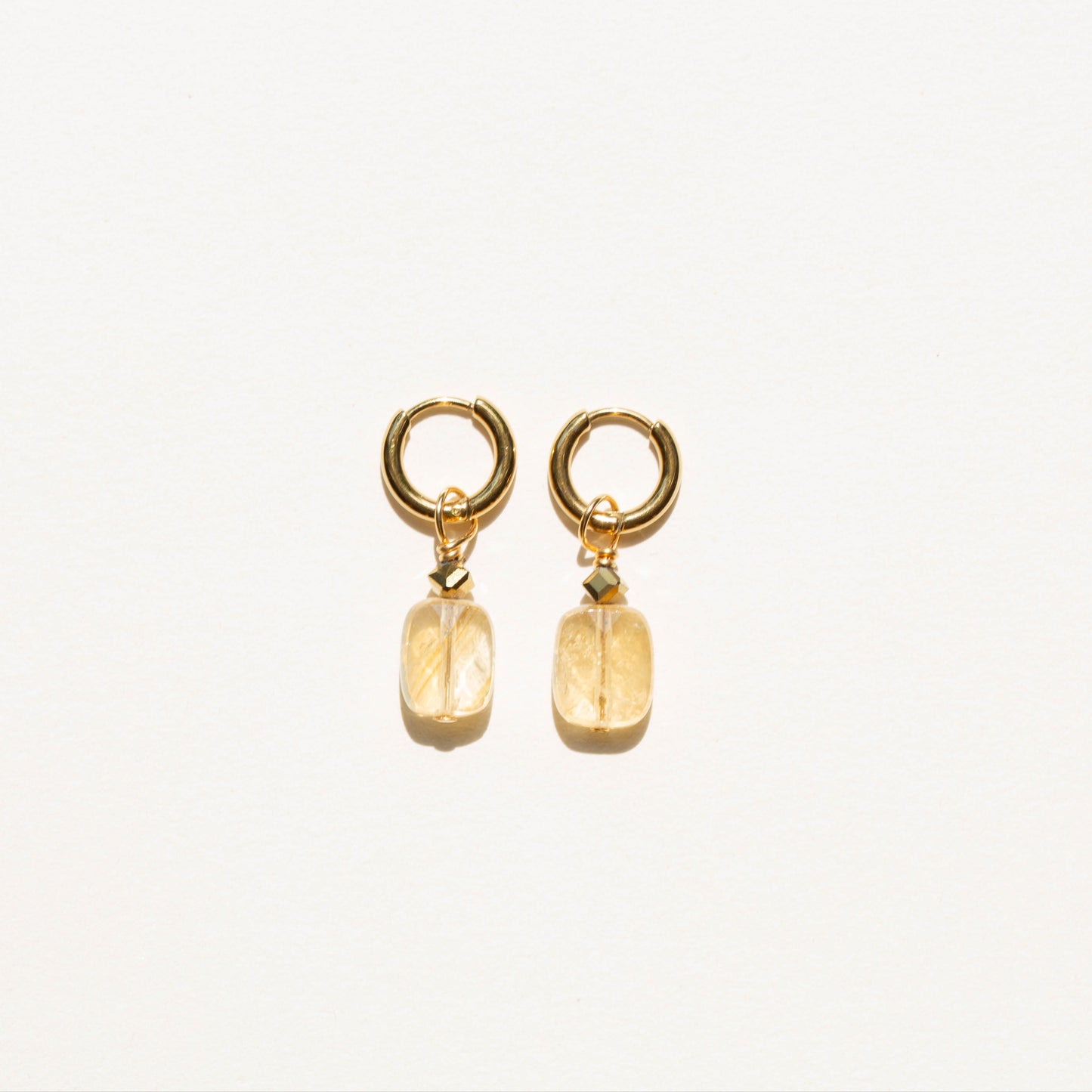Boucles d'oreilles Citrine