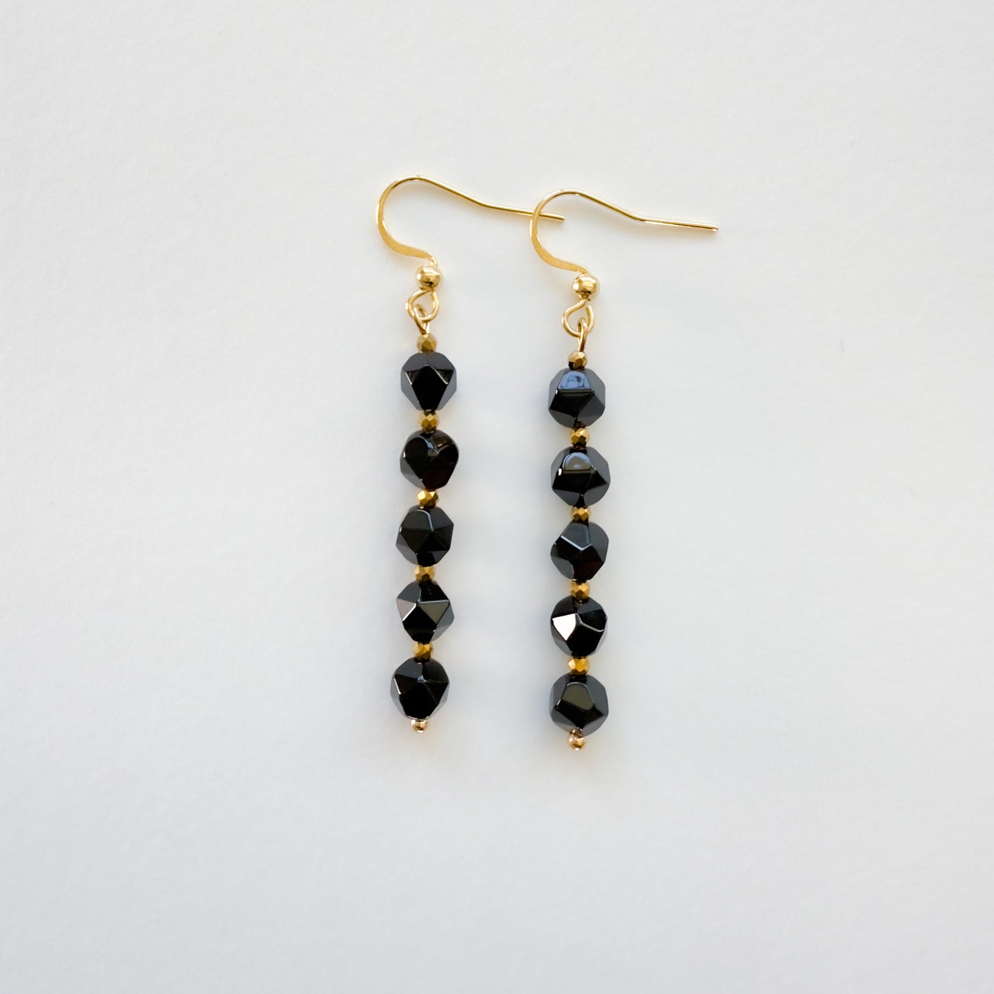 Boucle d'oreilles/Onyx