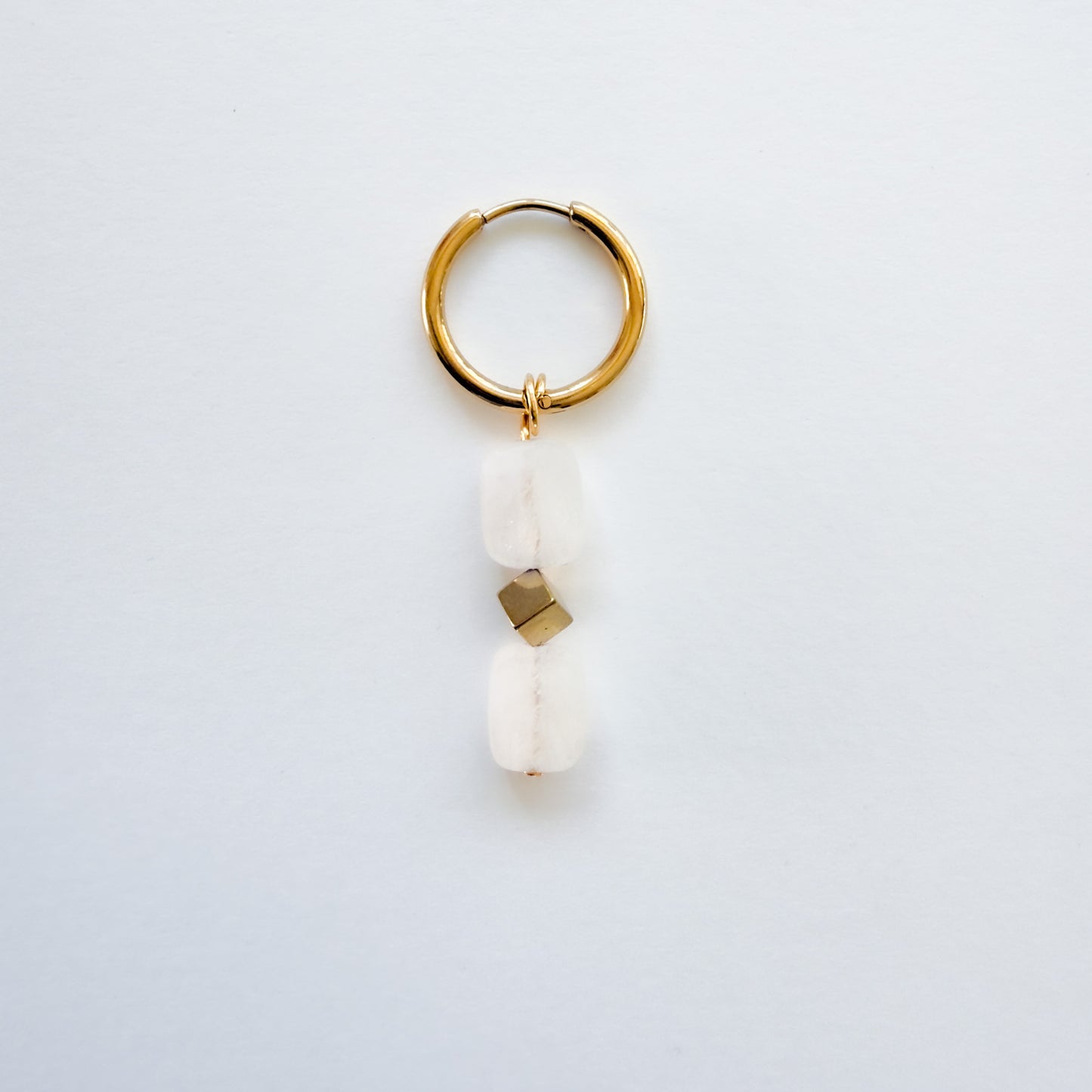 Boucle d'oreille Pierre de Lune