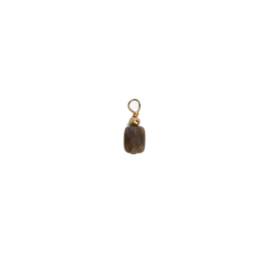 Charms pierre rectangulaire - Labradorite