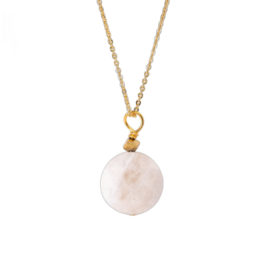 Collier avec Pendentif Pierre de lune