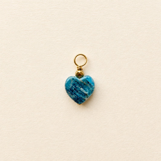 Charm apatite — cœur plat