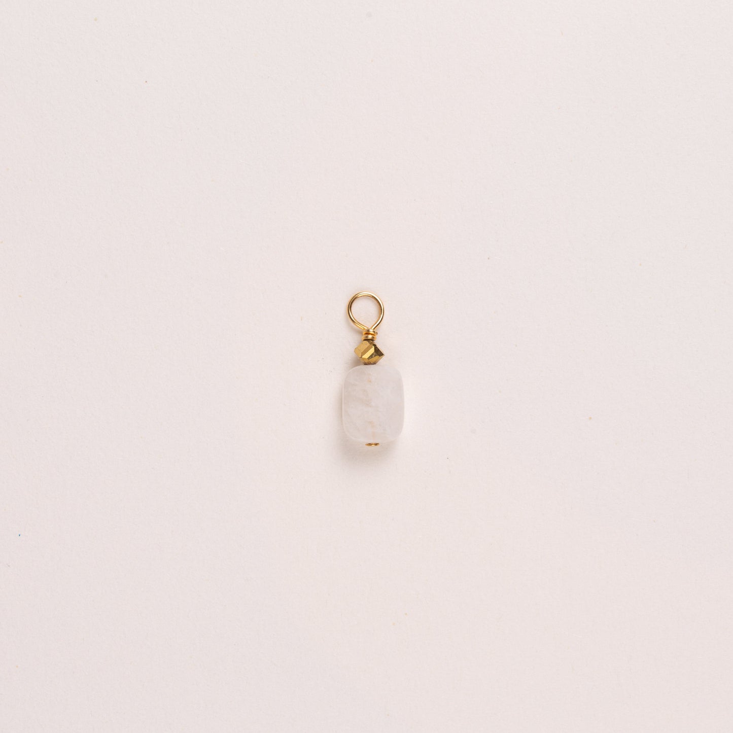 Charms pierre rectangulaire - Pierre de Lune