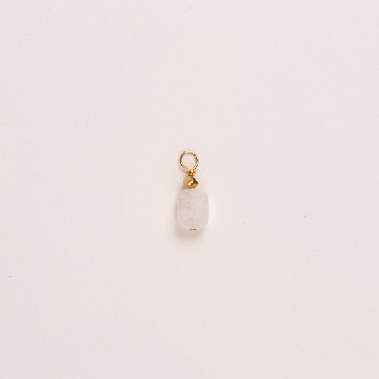 Charms pierre rectangulaire - Pierre de Lune