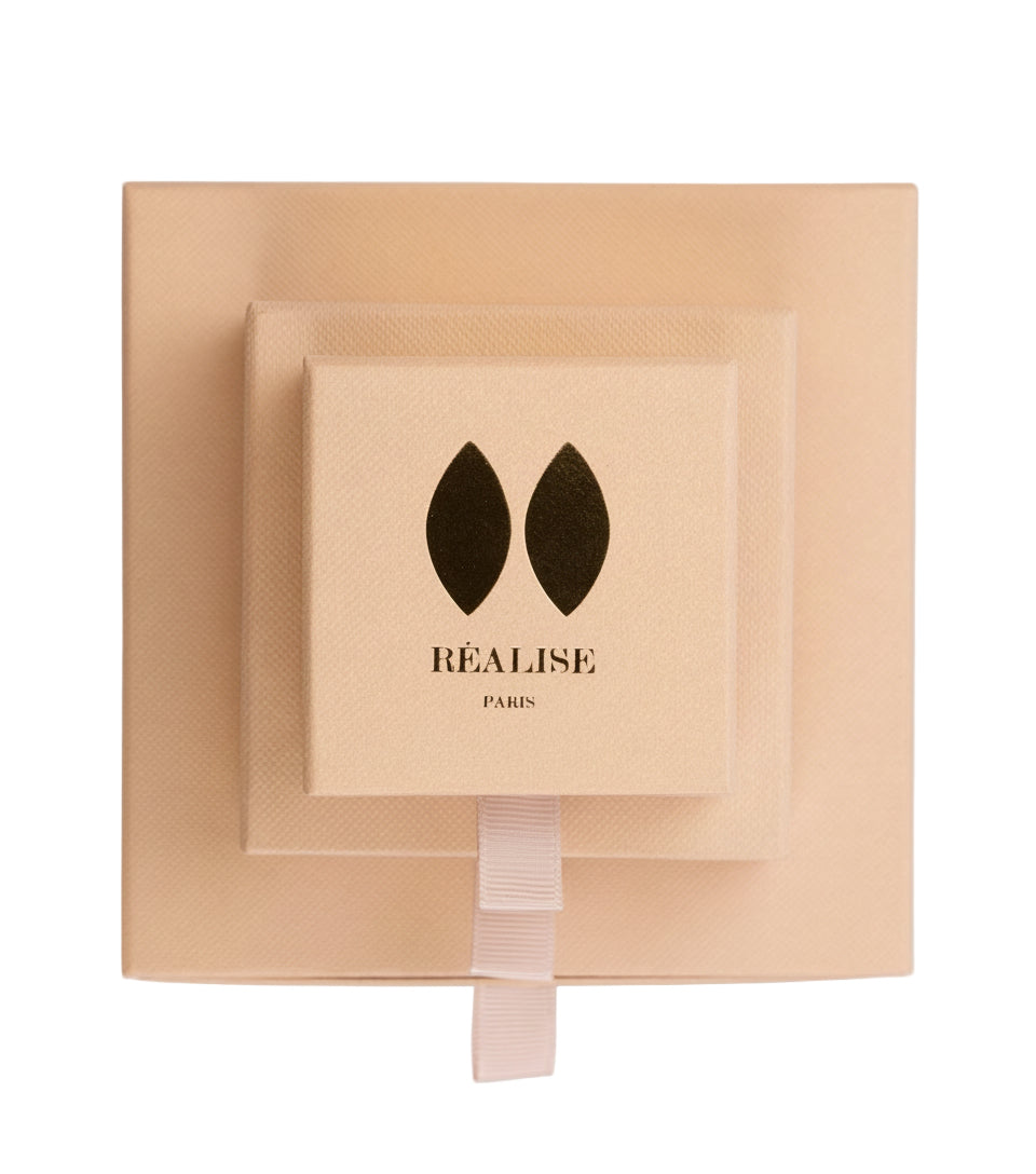 BOUCLES D'OREILLES PENDANTES - QUARTZ ROSE