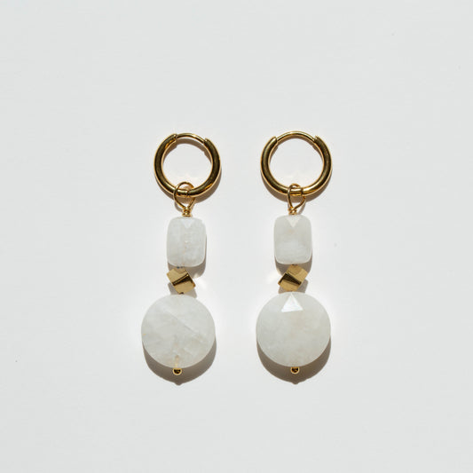Boucles d'oreilles Pierre de Lune