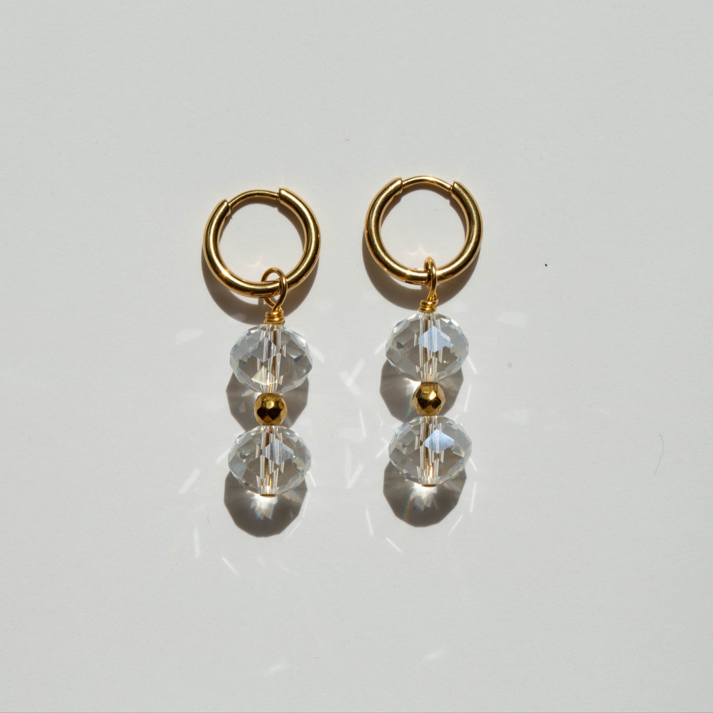 Boucles d'oreilles Perles de Cristal de bohème