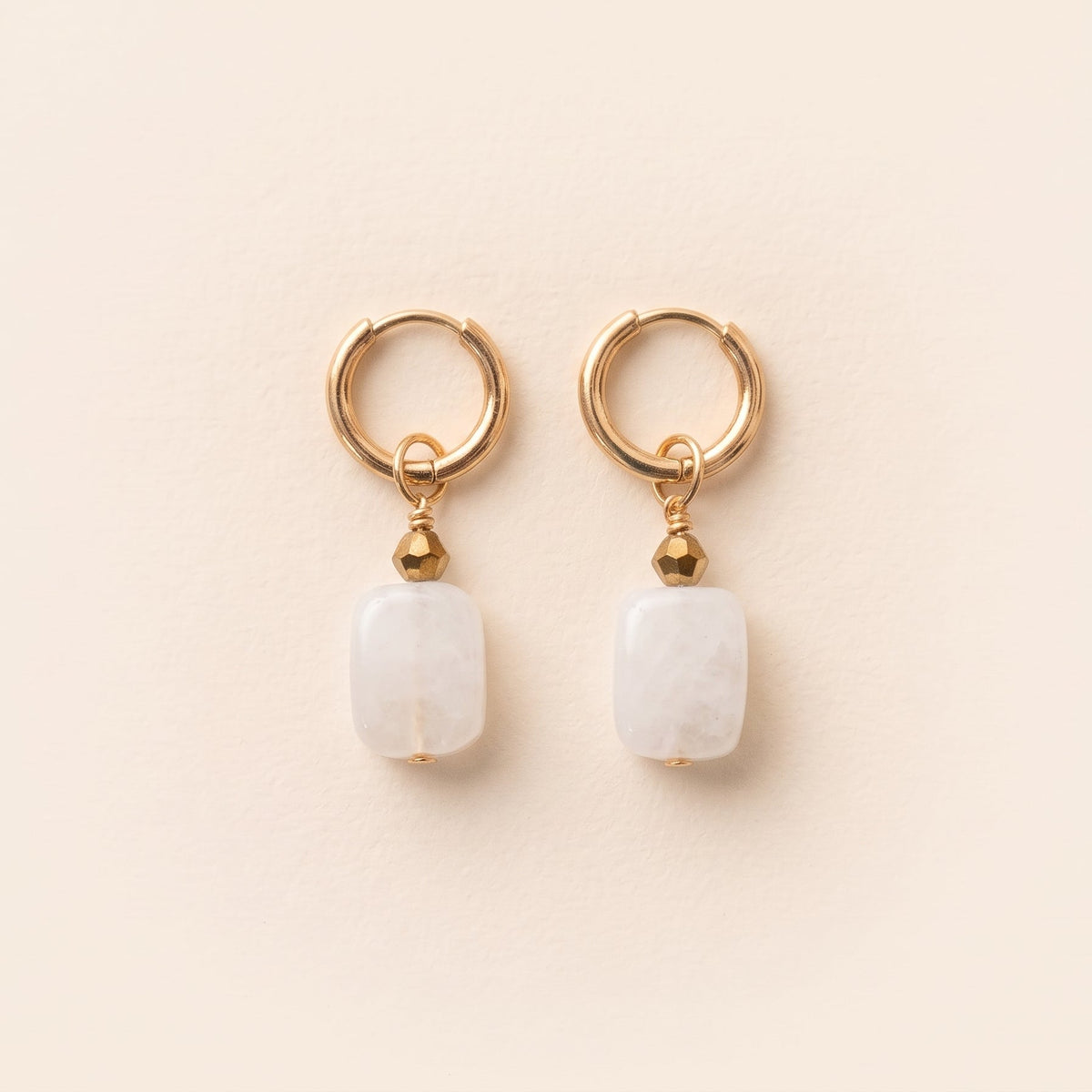 Boucles d'oreilles pierre de lune