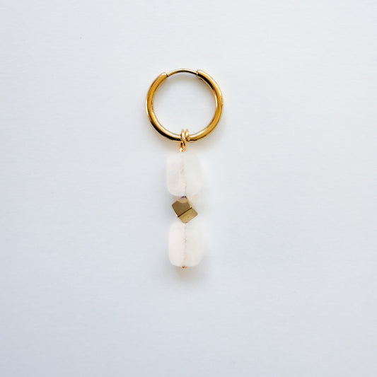 Boucle d'oreille Pierre de Lune