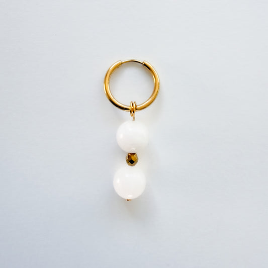 Boucle d'oreille Pierre de Lune