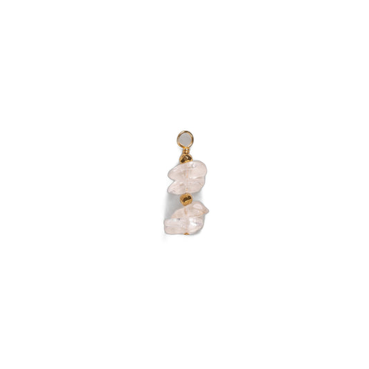 Charms éclat de pierre - Cristal de roche