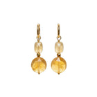 Boucles d'oreilles Citrine