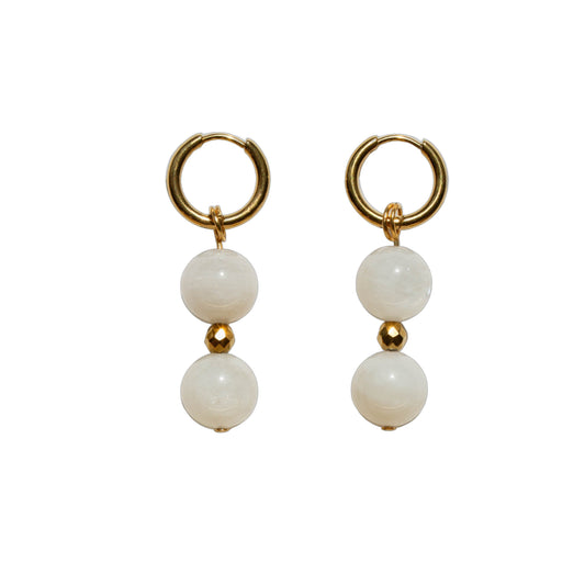 Boucles d'oreilles Pierre de lune