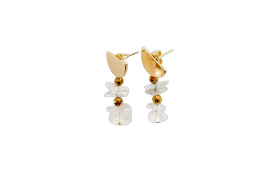 Boucles d'oreilles Cristal de Roche