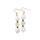 Boucles d'oreilles Pierre de Lune et Cristal de bohème